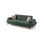 Atelier Del Sofa Bonjo Silver - Green Sofá de 3 plazas